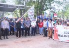 Bersama-Bupati,-Kapolres-Belu-Lepas-Peserta-Parade-Kebangsaan-di-Tapal-Batas-RI-Timor-Leste