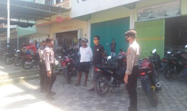Jelang-New-Normal,-Langkah-Disiplinkan-Warga-Terus-Dilakukan-Sat-Samapta-Polres-Belu