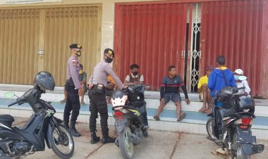 Covid-19-Belum-Usai,-Samapta-Polres-Belu-Pesan-Masyarakat-Disiplin-Jalani-Kebiasaan-Baru