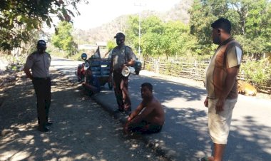 Jalani-Kebiasaan-Baru,-Polsek-Kakuluk-Mesak-Imbau-Masyarakat-Tetap-Waspada-Potensi-Penularan-Covid-19