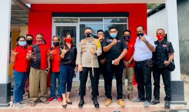 Ciptakan-Pilkada-2020-yang-Damai,-Pesan-Kapolres-Belu-Kala-Sambangi-Sekretariat-DPC-PDIP