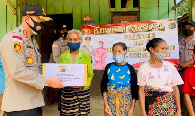 Kembali-Gelar-Baksos,-Polres-Belu-dan-Bhayangkari-Salurkan-Paket-Sembako-untuk-Warga-Tidak-Mampu-di-Tasifeto-Timur