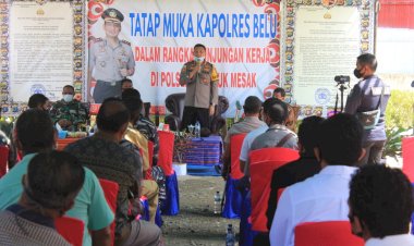 Kunker-ke-Polsek-Kakuluk-Mesak,-Kapolres-Belu-Ajak-Semua-Pihak-Kedepankan-Prokes-dalam--Pilkada-2020