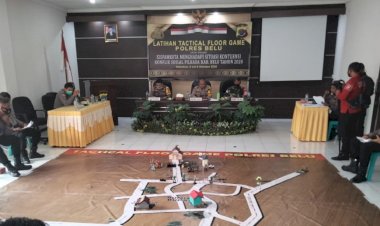 Kesiapan-Jelang-Pilkada-2020,-Polres-Belu-Gelar-Tactical-Floor-Game-Sispam-Kota