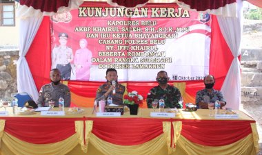 Kunjungan-Kerja-di-Polsek-Lamaknen,-Kapolres-Belu-Ajak-Semua-Pihak-Dukung-Pilkada-yang-Aman-di-Masa-Covid-19