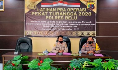Samakan-Persepsi-dan-Cara-Bertindak,-Polres-Belu-Gelar-Latihan-Pra-Operasi-Pekat-Turangga-2020
