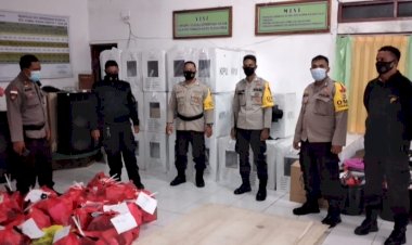Tiba-di-PPK,-Polres-Belu-dan-Jajaran-Jaga-ketat-Logisitik-Pilkada-2020