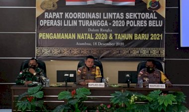 Jelang-Pengamanan-Natal-dan-Tahun-Baru,-Polres-Belu-Gelar-Rakor-Lintas-Sektoral-Ops-Lilin-2020
