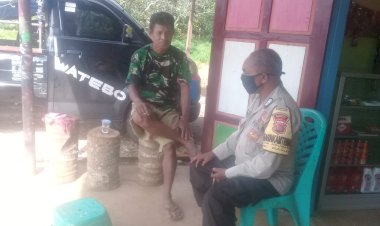 Tetap-Pakai-Masker-dan-Jaga-Jarak,-Pesan-BRIPKA-Jose-Marthins-ke-Masyarakat-di-Sela-Sambang-Dialogisnya