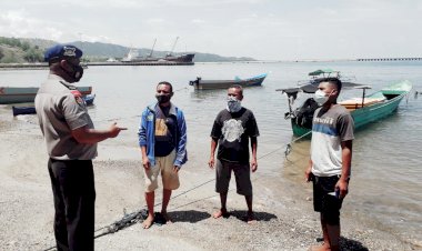 Sebut-Kasus-Covid-19-Terus-Melonjak,-Sat-Pol-Airud-Polres-Belu-Minta-Warga-Disiplin-5-M