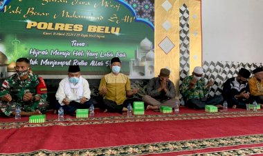 Polres-Belu-Gelar-Peringatan-Isra-Miraj-Nabi-Muhammad-SAW
