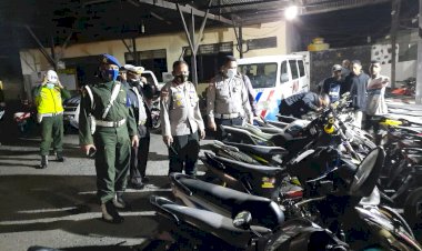 Bubarkan-Balap-Liar-di-Tengah-Pandemi,-Polres-Belu-dan-Subden-POM-Amankan-18-Sepeda-Motor