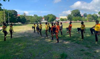 Jaga-Imun-di-Tengah-Pandemi,-Personil-Polres-Belu-Jalani-Tes-Samjas-dan-Bela-Diri-Polri-Semester-I-2021