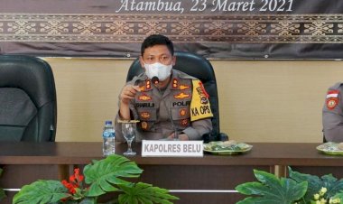 Pasca-Bom-Bunuh-Diri-di-Makasar,--Kapolres-Belu-Serukan-Jajaran-Perketat-Keamanan-di-Gereja-dan-Mako