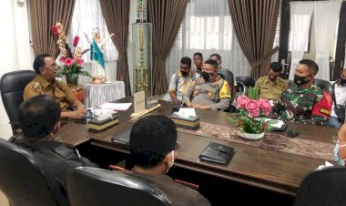 Rakor-Forkompinda,-Kapolres-Belu:-Polri-Bersama-Inskait-Jamin-Keamanan-Masyarakat-Perbatasan-saat-Perayaan-Paskah