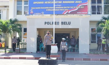 Kapolres-Belu,-AKBP-Khairul-Saleh-Pimpin-Apel-Gelar-Pasukan-Ops-Keselamatan-Ranakah-2021