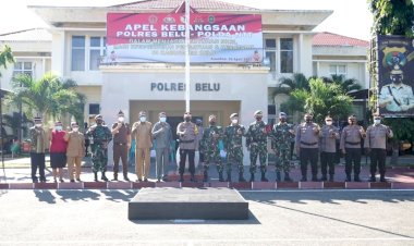 Jaga-Keutuhan-NKRI-di-Wilayah-Tapal-Batas,-Polres-Belu-Gelar-Apel-Kebangsaan