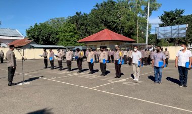 Siaga-1-Hari-Buruh,-Kapolres-Belu,-AKBP-Khairul-Saleh-Tekankan-Anggota-Tingkatkan-Deteksi-Dini-dan-Patroli