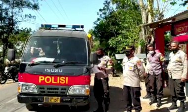 Sambut-HUT-RI-ke-76,-Sat-Binmas-Polres-Belu-Ajak-Warga-Kibarkan-Bendera-Merah-Putih-dan-Patuhi-Prokes,-Tonton-Videonya