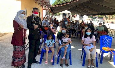 Antusias-Masyarakat-Tinggi,-Gerai-Vaksin-Merdeka-Polres-Belu-Layani-Vaksinasi-di-Hari-Kemerdekaan-RI-ke-76