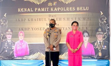 Di-Kemas-Sederhana,-Polres-Belu-Gelar-Acara-Kenal-Pamit-Kapolres-Belu