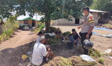 Agar-Covid-19-Jauh,-Brigpol-Richard-Botun-Ajak-Masyarakat-Bentengi-Diri-dengan-Prokes-dan-Lakukan-Vaksinasi