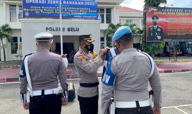 Cipta-Kondisi-Kamseltibcar-Lantas-Jelang-Nataru,-Polres-Belu-Laksanakan-Operasi-Zebra-Ranakah-2021