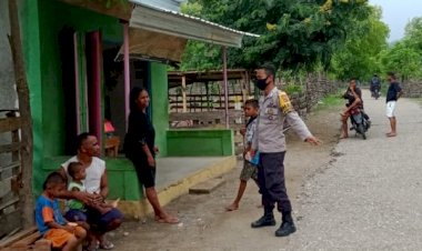 Musim-Penghujan-Tiba,-Bhabinkamtibmas-Silawan-Imbau-Warga-Waspada-Banjir-dan-Longsor