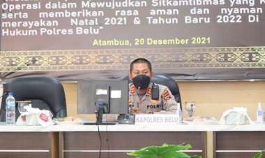 Turunkan-Ratusan-Personil-Gabungan,-Kapolres-Belu:-Polri-Bersama-Inskait-Siap-Amankan-Natal-dan-Tahun-Baru-di-Wilayah-Tapal-Batas