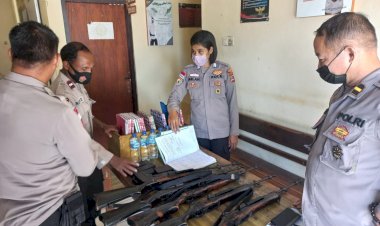 Monitoring-dan-Pengawasan-Wilayah,-Siwas-Polres-Belu-Lakukan-Sidak-ke-Tujuh-Polsek-Jajaran