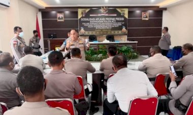 Tindak-Lanjut-Program-Kapolri,-Kabid-Propam-Polda-NTT-Turun-di-Polres-Belu-Sosialisasi-Aplikasi-Propam-Presisi