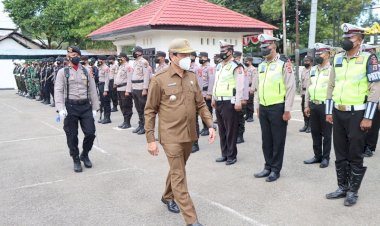 Persiapan-Pengamanan-Idul-Fitri-1443-H,-Bupati-Belu-Pimpin-Apel-Gelar-Pasukan-Operasi-Ketupat-Turangga-2022