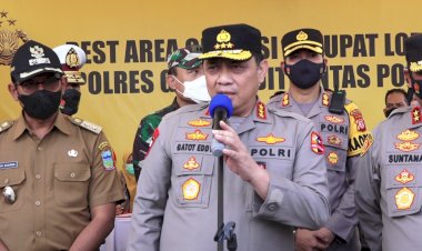 Tinjau-Pos-Pam,-Polri-Paparkan-Upaya-Wujudkan-Mudik-Aman-dan-Sehat
