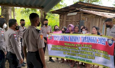 Gandeng-SIswa-Latja-SPN,-Satgas-Ops-Bina-Kusuma-Polres-Belu-Ajak-Masyarakat-Jauhi-Penyakit-Masyarakat