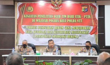 Wujudkan-Penegakan-Hukum-yang-Berkeadilan-untuk-Masyarakat,--Tim-STIK-Lemdiklat-Polri-Lakukan-Penelitian-di-Polres-Belu