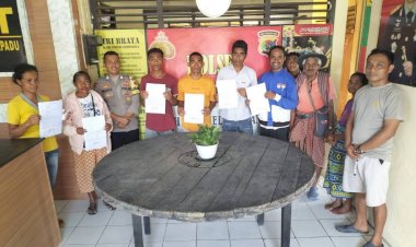 Problem-Solving,-Bhabinkamtibmas-Lawalutolus-Bersama-Piket-SPKT-Mediasi-Kasus-Penganiayaan