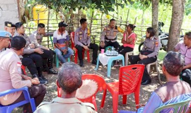 Gelar-Baksos-di-Trans-Fohomea,-Kapolres-Belu-Sebar-Nomor-HP-Minta-Warga-Aktif-Laporkan-Gangguan-Kamtibmas