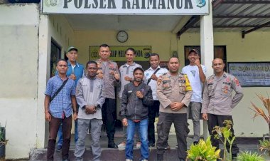 Eratkan-Kemitraan,-Polsek-Raimanuk-Gelar-Coffee-Morning-Bersama-Insan-Pers