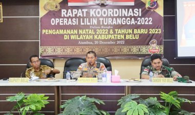 Matangkan-Persiapan-Operasi,-Polres-Belu-Undang-Instansi-Terkait-Gelar-Rakor-Lintas-Sektoral-Operasi-Lilin-Turangga-2022