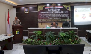 Setelah-Rapat-Lintas-Sektor,-Polres-Belu-Gelar-Latihan-Pra-Operasi-Lilin-Turangga-2022-Kesiapan-Pengamanan-Nataru