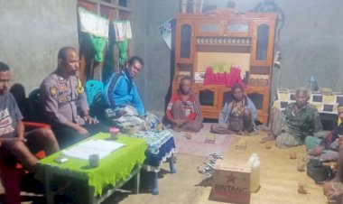 Sinergi-Bersama-Tokoh-Masyarakat,-Bhabinkamtibmas-Halimodok-Polres-Belu-Mediasi-Kasus-Pencabulan