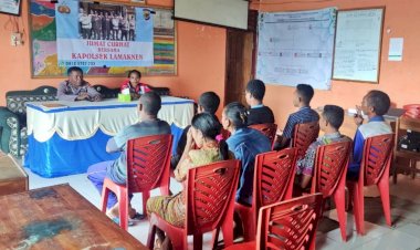 Jumat-Curhat-bersama-Polsek-Lamaknen,-Sekretaris-Desa-Mauhitas-Minta-Polisi-Tingkatkan-Patroli-di-Jam-Rawan-Kamtibmas