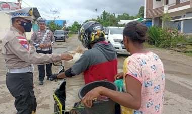 Hari-ke-7-Operasi,-Satgas-Ops-Keselamatan-Polres-Belu-Gelar-Patroli-dan-Imbauan-Secara-Humanis-Tentang-Keselamatan-Berlalu-Lintas