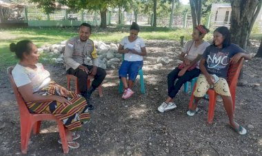 Ada-Gangguan-Kamtibmas-Segera-Lapor-Polisi,-Kata-Bripka-Adi-Ballo-Saat-Sapa-Warga-Binaannya