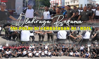 Kembali-Tunjukan-Kekompakan,-Polres-Belu-Gelar-Olahraga-Bersama-Pupuk-Sinergitas-TNI-Polri-di-Tapal-Batas