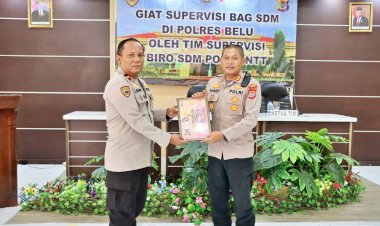 Kapolres-Belu,-AKBP-Yosep-Krisbiyanto-Sambut-Tim-Supervisi-Biro-SDM-Polda-NTT