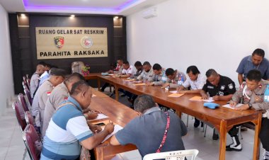 Biro-SDM-Polda-NTT-Gelar-Tes-Psikologi-Berkala-Personil-Polres-Belu