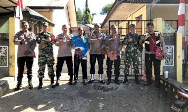 Ribuan-Umat-Terima-Sakramen-Krisma,-Polres-Belu-Bersama-TNI-Bersinergi-Lakukan-Pengamanan-di-Paroki-Roh-Kudus-Halilulik