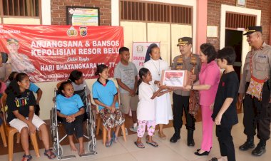 Berbagi-Kebahagiaan-di-Hari-Bhayangkara-ke-77,-Polres-Belu-Gelar-Anjangsana-Dan-Bansos-di-Panti-Asuhan-dan-Pusat-Rehabilitasi-Hidup-Baru