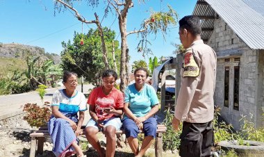 Sambang-di-desa-Pantauan,-AIPDA-Keni:Mama-mama-Jangan-Takut-Lapor-Kalau-Ada-Keluarga-Jadi-Korban-Perdagangan-Orang